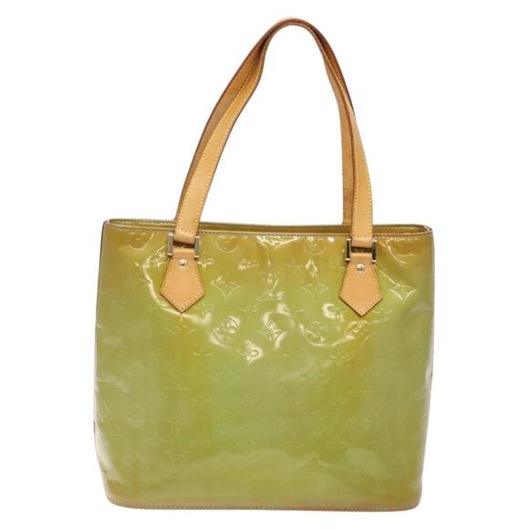 LOUIS VUITTON Monogram Vernis Houston Hand Bag Baby Blue M91005 - Picture 3 of 13